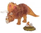 3D palapeli Triceratops ruskea