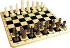 Puinen shakkilauta sopii erinomaisesti myös lapsille