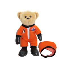 Astronaut Teddy – 25 cm furry teddy bear, plush bear