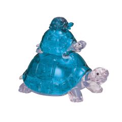 3D palapeli kilpikonnat sininen