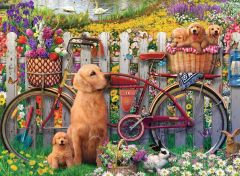 Ravensburger Cute Dogs in the Garden 500 piece Jigsaw Puzzle
