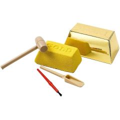 Kultaharkko ja työkalut kullankaivuuseen