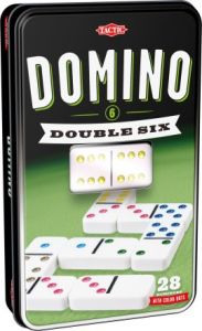 Domino Double 6 in Tin