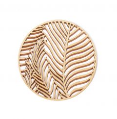 Wooden coasters - Puiset lasinaluset 4 kpl Kaisla