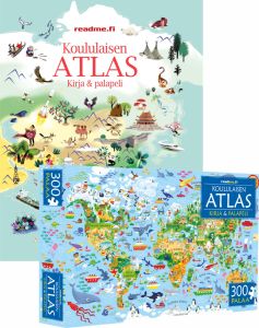 Koululaisen Atlas - Kirja & Palapeli