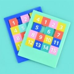 Numeropuzzle 1-15, liukupalapeli
