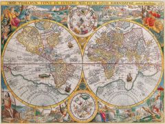 World Map 1594 - Ravensburger palapeli 1500 palaa
