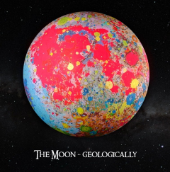 Postikortti 3D The Moon Geologically