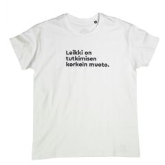Heureka t-paita L - Leikki on tutkimisen korkein muoto